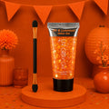 Oranje Glitter Gel Schmink