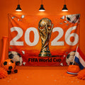 Oranje Spandoek WK 2026 – 105 x 150 cm